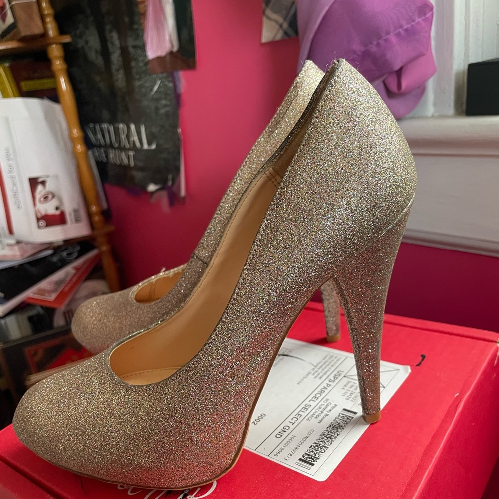 Sparkly Prom/Wedding/Pageant shoes - Picture 2 of 4